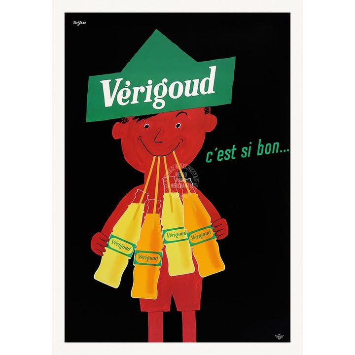 Verigoud | France A3 297 X 420Mm 11.7 16.5 Inches / Unframed Print Art