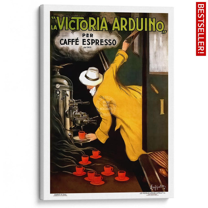Victoria Arduino Espresso Coffee | Italy A3 297 X 420Mm 11.7 16.5 Inches / Stretched Canvas Print