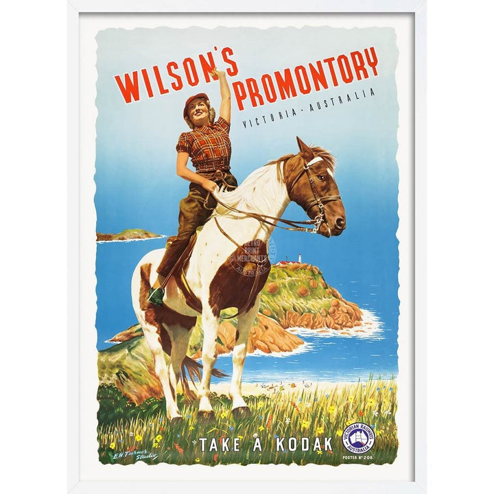 Wilsons Promontory | Australia A3 297 X 420Mm 11.7 16.5 Inches / Framed Print - White Timber Art