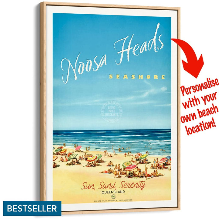 Your Own Beach Location | Personalise It Or Keep Noosa Heads A3 297 X 420Mm 11.7 16.5 Inches /
