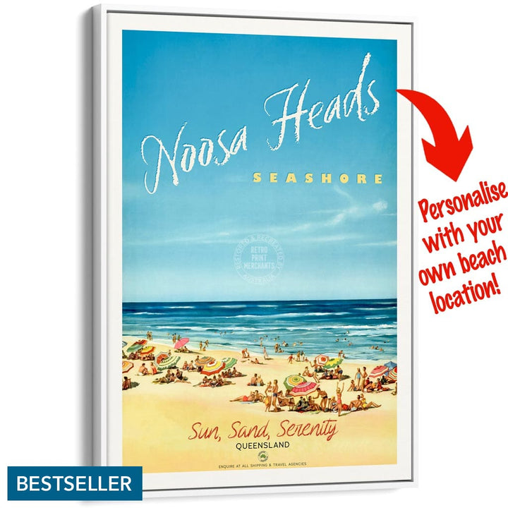 Your Own Beach Location | Personalise It Or Keep Noosa Heads A3 297 X 420Mm 11.7 16.5 Inches /