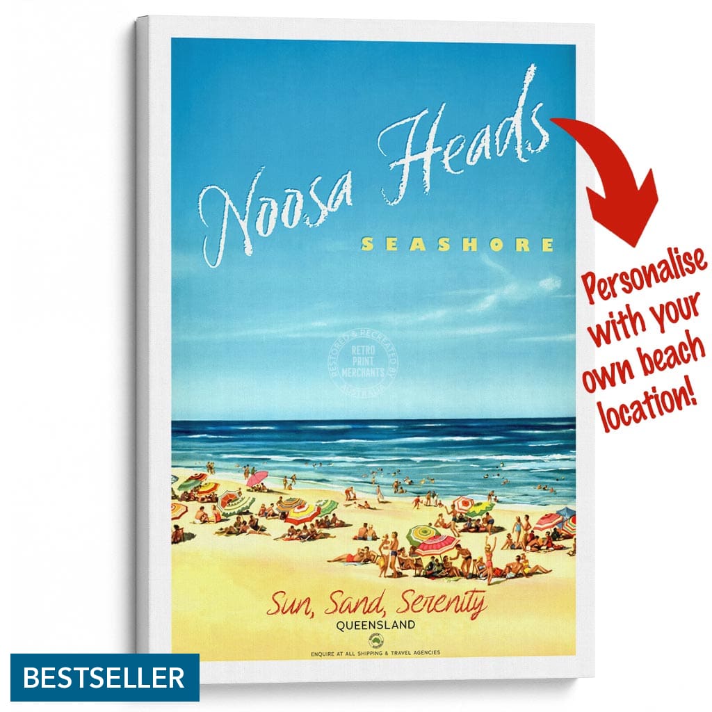 Your Own Beach Location | Personalise It Or Keep Noosa Heads A3 297 X 420Mm 11.7 16.5 Inches /