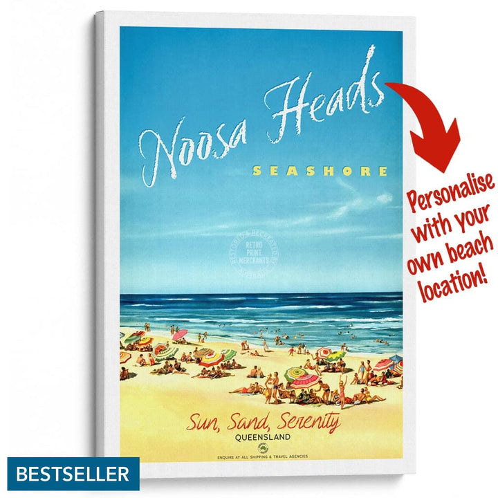 Your Own Beach Location | Personalise It Or Keep Noosa Heads A3 297 X 420Mm 11.7 16.5 Inches /