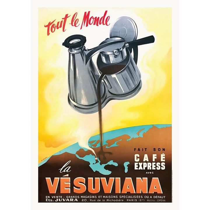 Vesuviana Coffee Maker | Italy Print Art