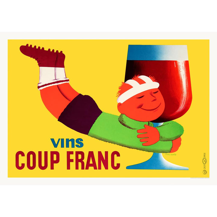 Vins Coup Franc 1950 | France Print Art