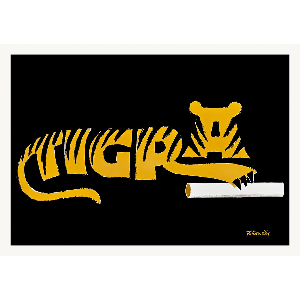 Tigra Poster 1965 | Belgian Vintage Advertising Wall Art Print