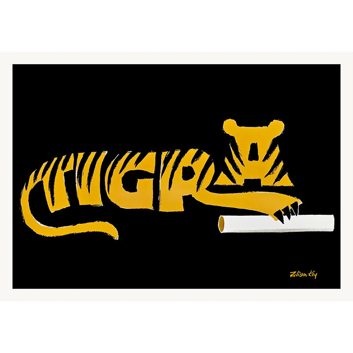 Tigra Poster 1965 | Belgian Vintage Advertising Wall Art Print