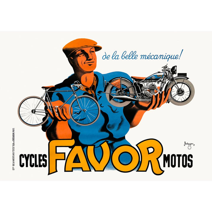 Favor Cycles & Motos | France Print Art