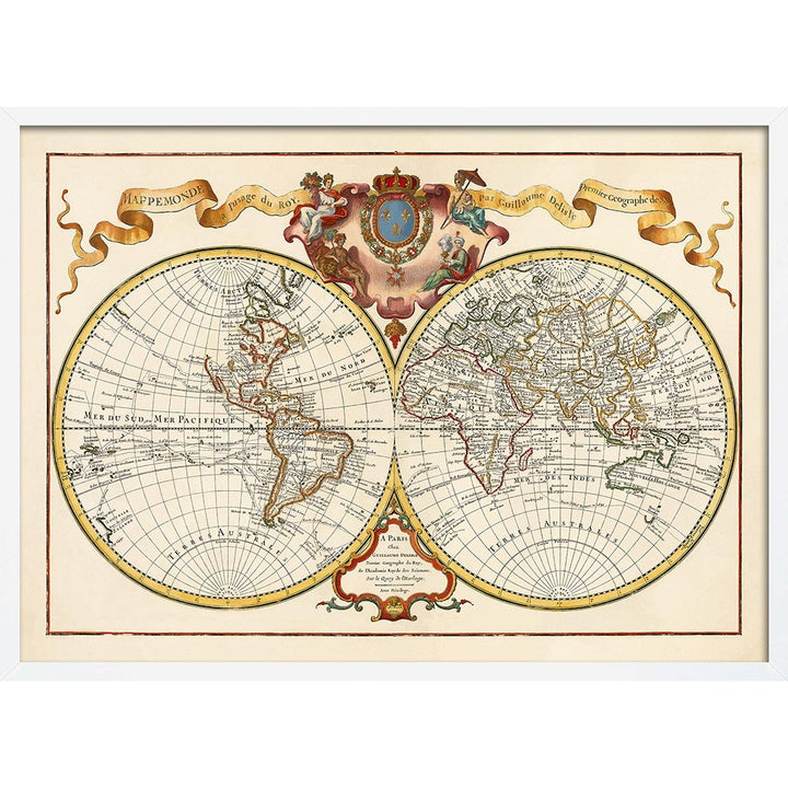 MAP OF THE WORLD 1720 | FRANCE