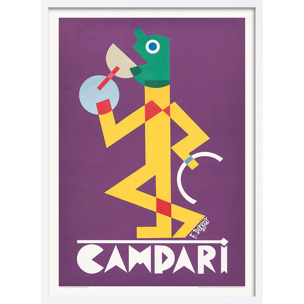 Campari by Depero 1928 | Italian Vintage Futurist Wall Art Print