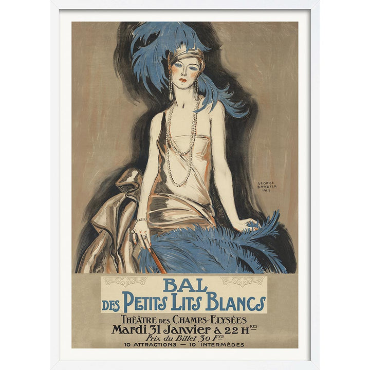 Champs-Élysées Ball Poster | French 1922 Art Deco Wall Art Print