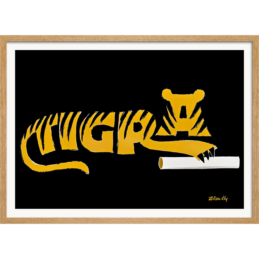 Tigra Poster 1965 | Belgian Vintage Advertising Wall Art Print