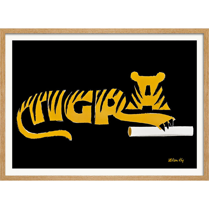 Tigra Poster 1965 | Belgian Vintage Advertising Wall Art Print