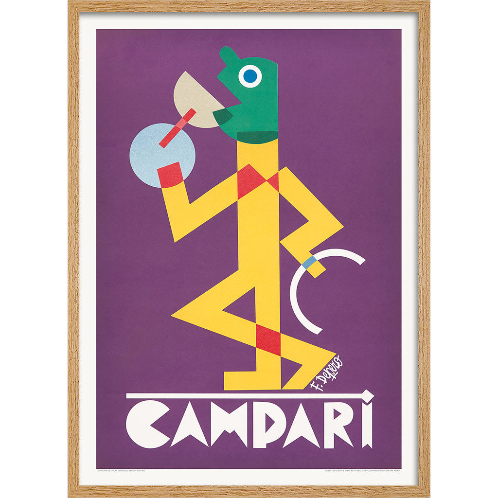 Campari by Depero 1928 | Italian Vintage Futurist Wall Art Print