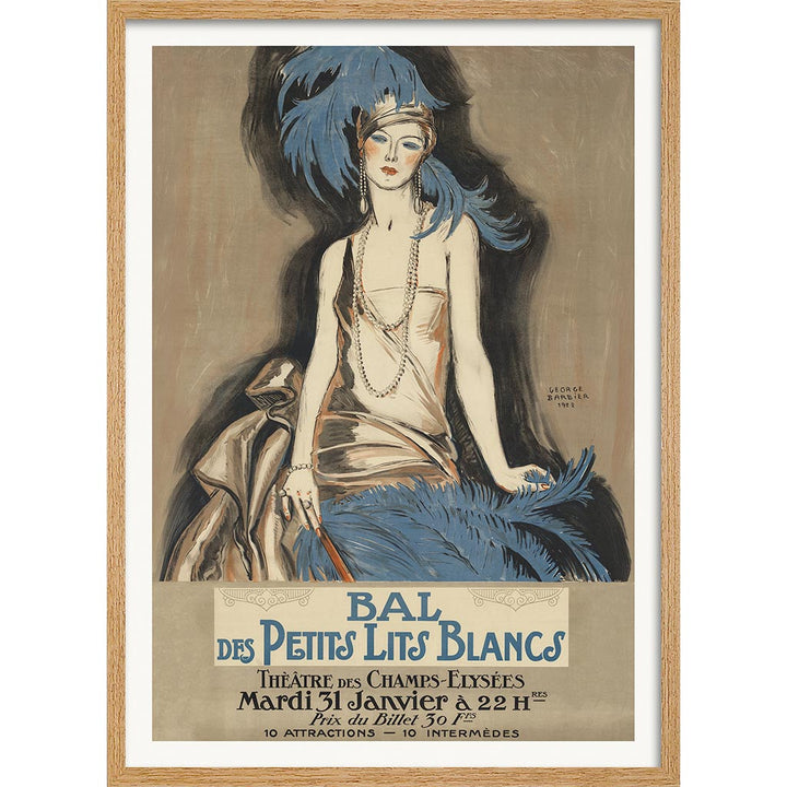 Champs-Élysées Ball Poster | French 1922 Art Deco Wall Art Print