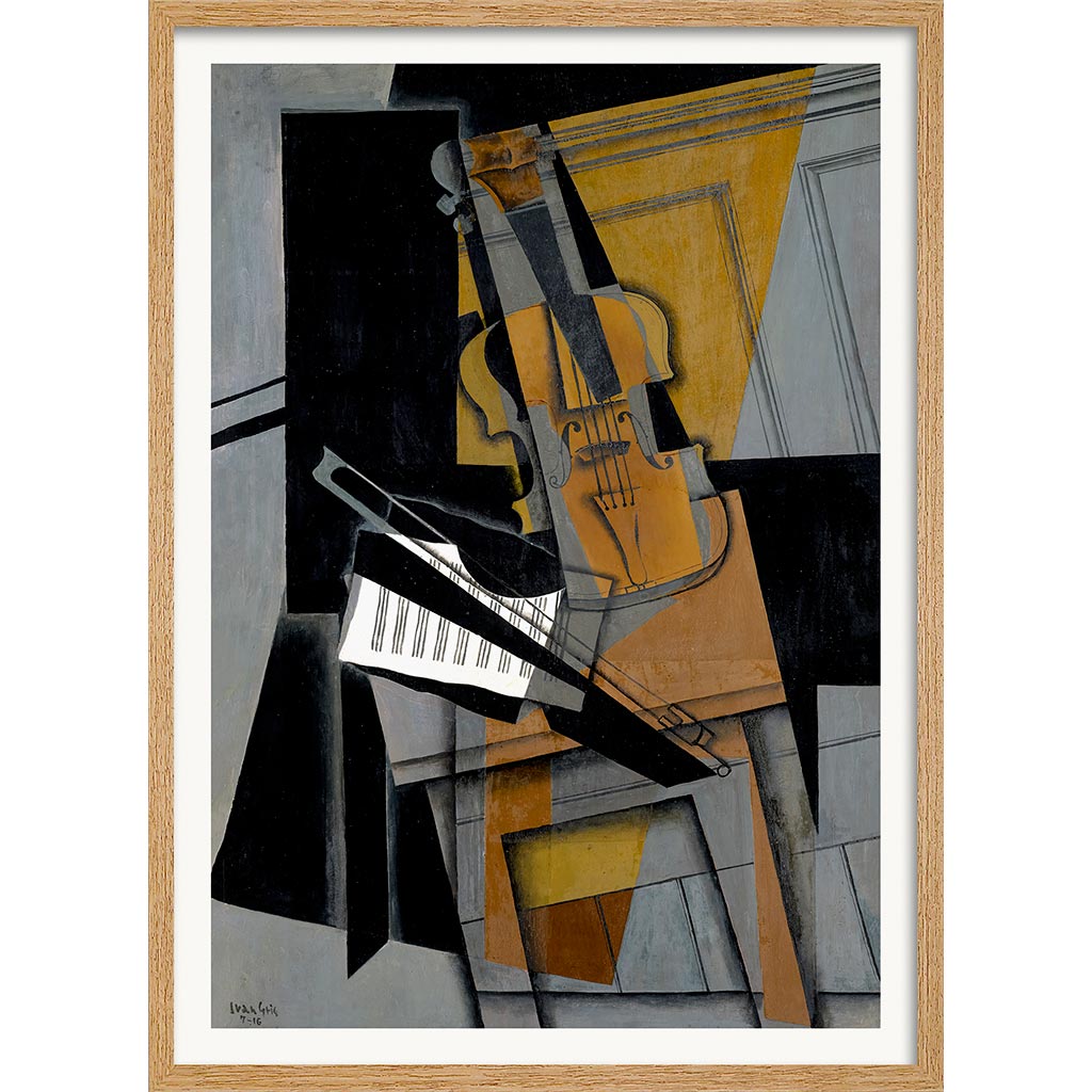 Juan Gris The Violin | Cubism Painting Art Print
