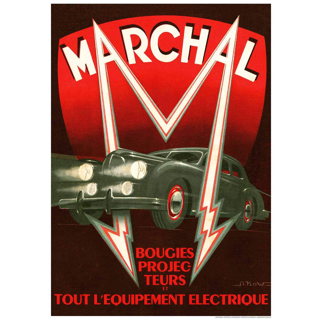 Marchal Headlights | France Print Art