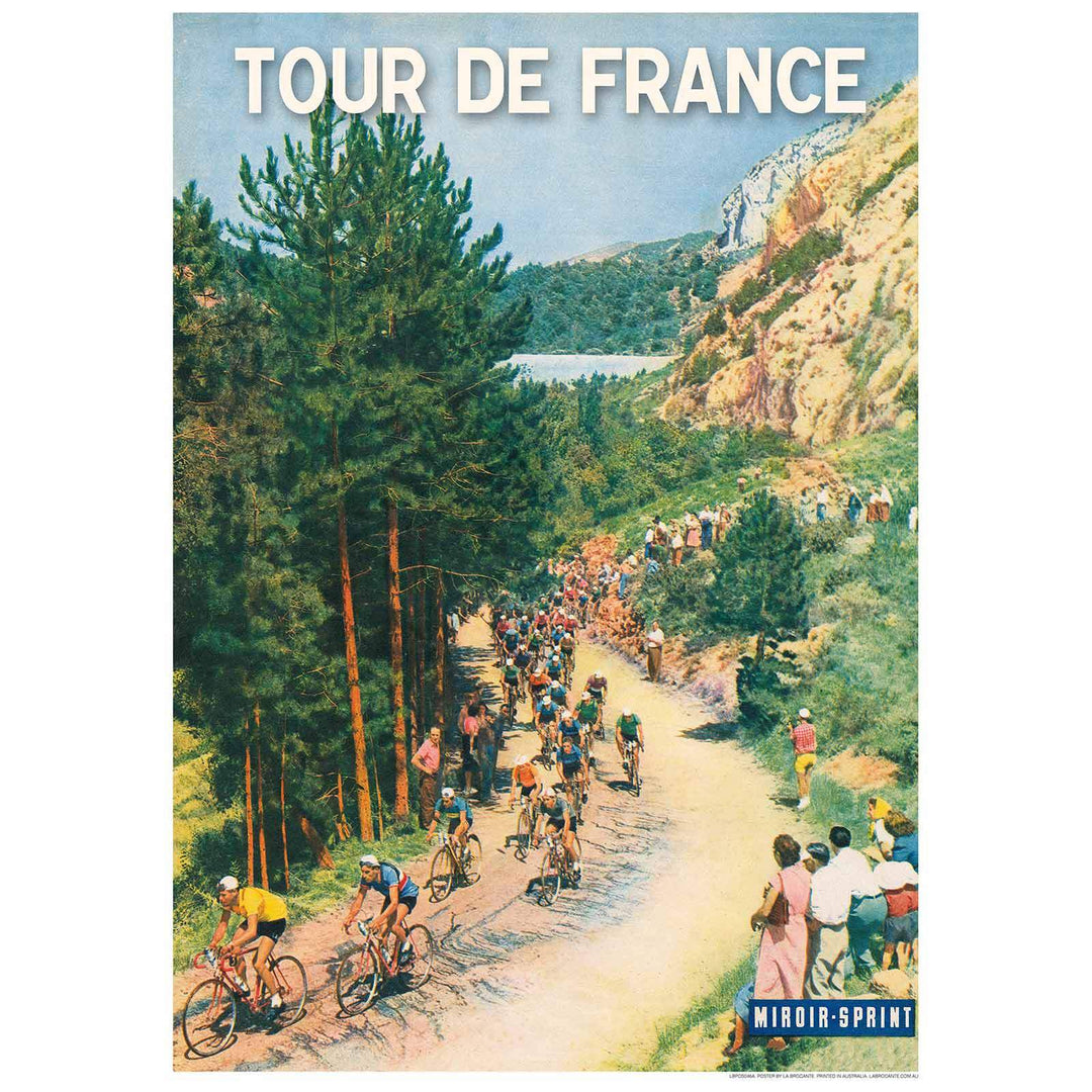 Tour De France Climb | 422Mm X 295Mm 16.6 11.6 A3 / Unframed Print Art