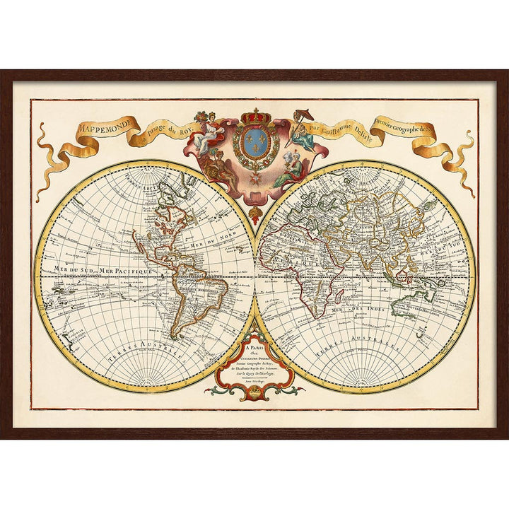 MAP OF THE WORLD 1720 | FRANCE