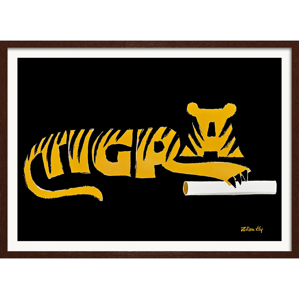 Tigra Poster 1965 | Belgian Vintage Advertising Wall Art Print