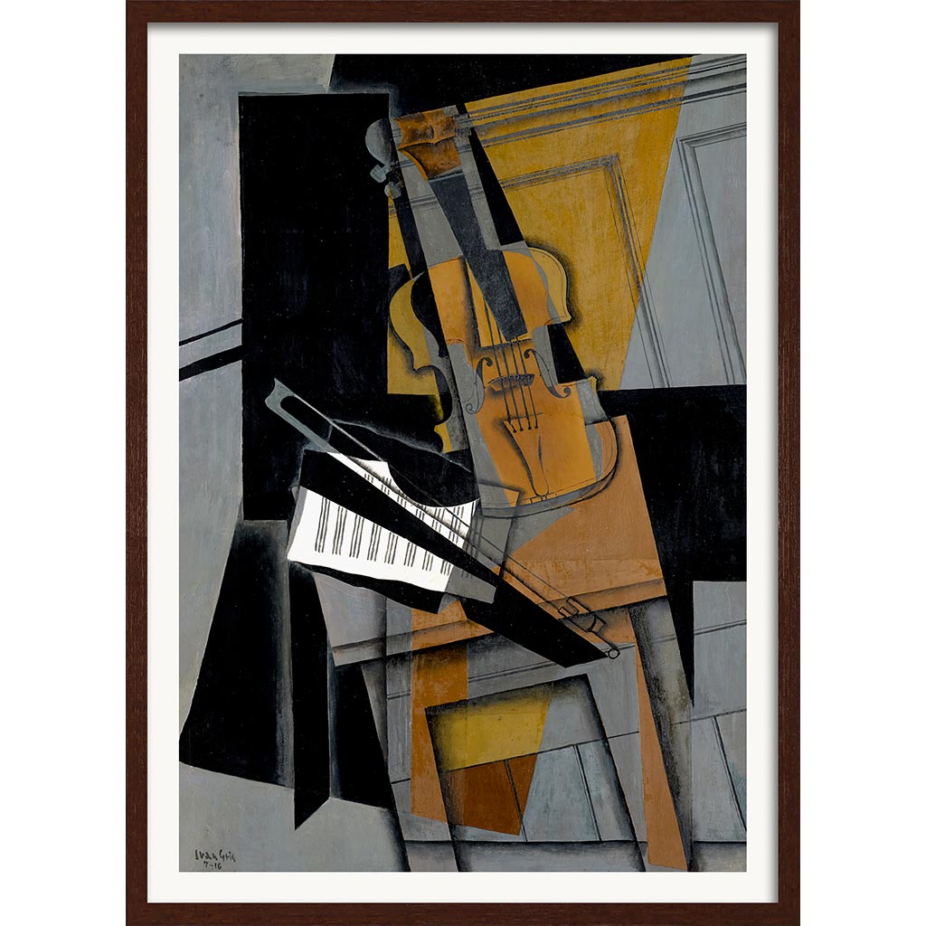 Juan Gris The Violin | Cubism Painting Art Print