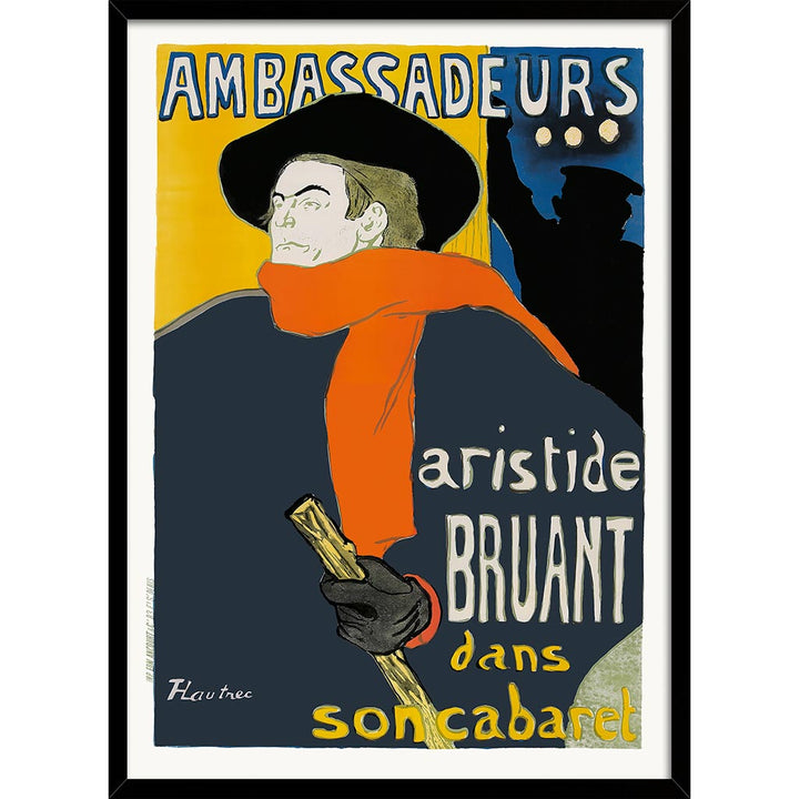 TOULOUSE-LAUTREC FRAMED SET OF 2