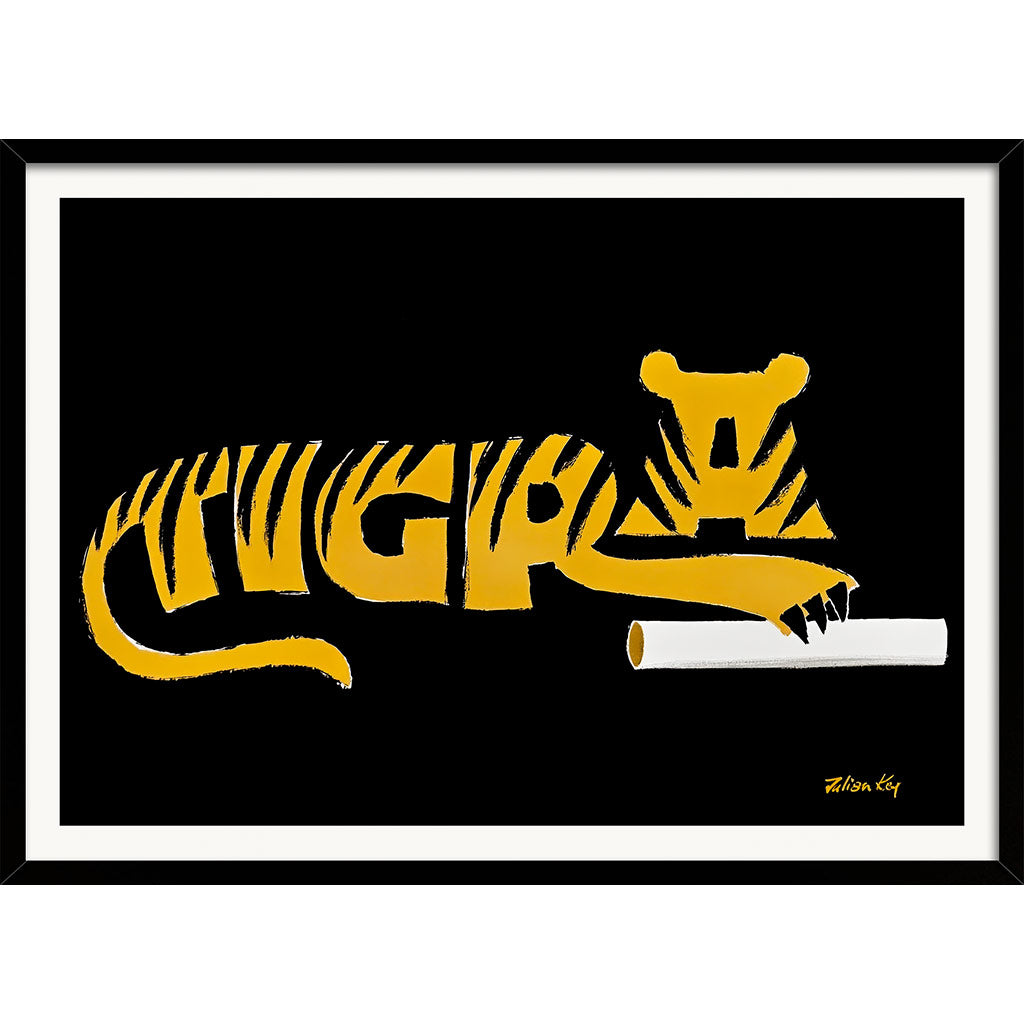 Tigra Poster 1965 | Belgian Vintage Advertising Wall Art Print