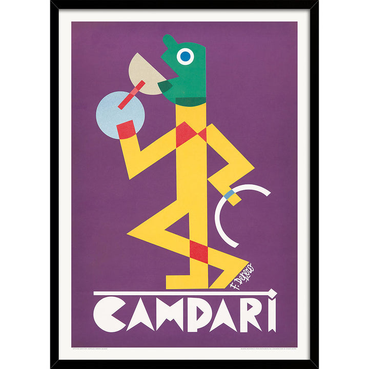 Campari by Depero 1928 | Italian Vintage Futurist Wall Art Print