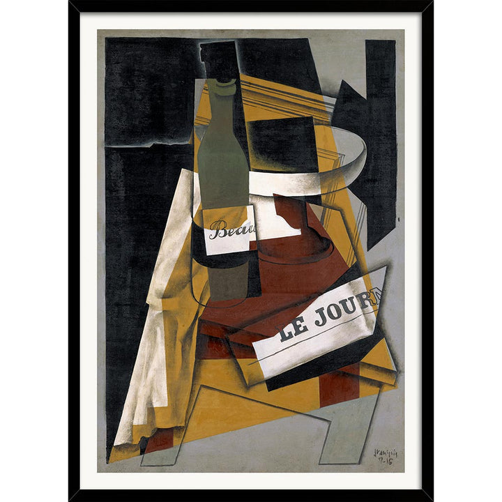 Juan Gris Framed Cubist Wall Art Prints, Set of 2