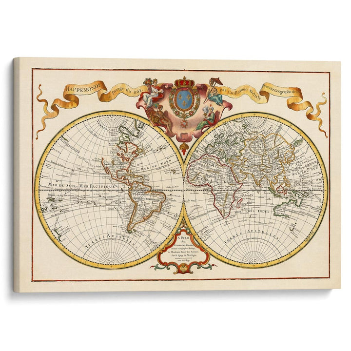 MAP OF THE WORLD 1720 | FRANCE