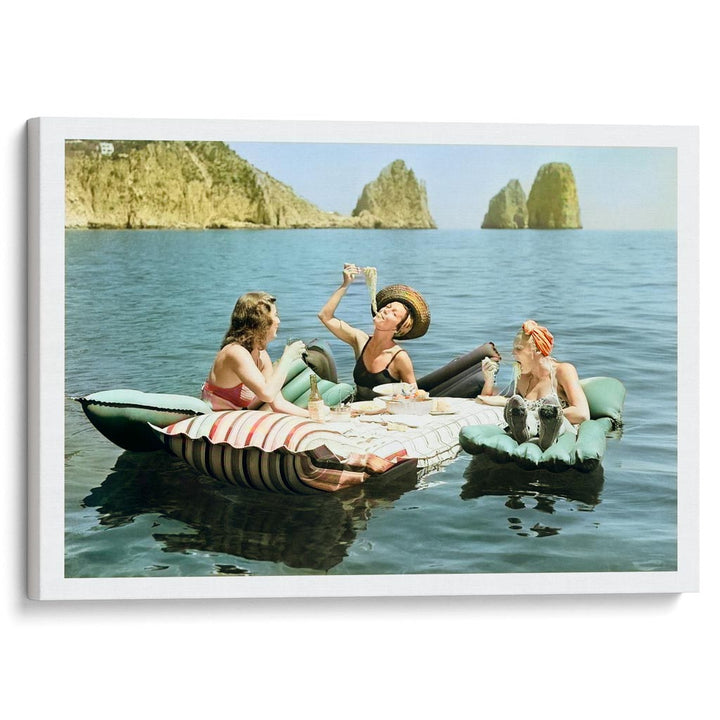 Pasta Off Capri In Colour | Italian Vintage Wall Art Print