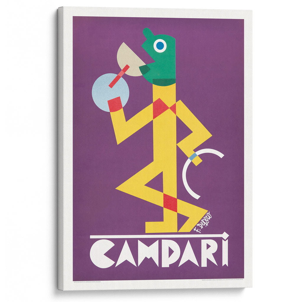 Campari by Depero 1928 | Italian Vintage Futurist Wall Art Print