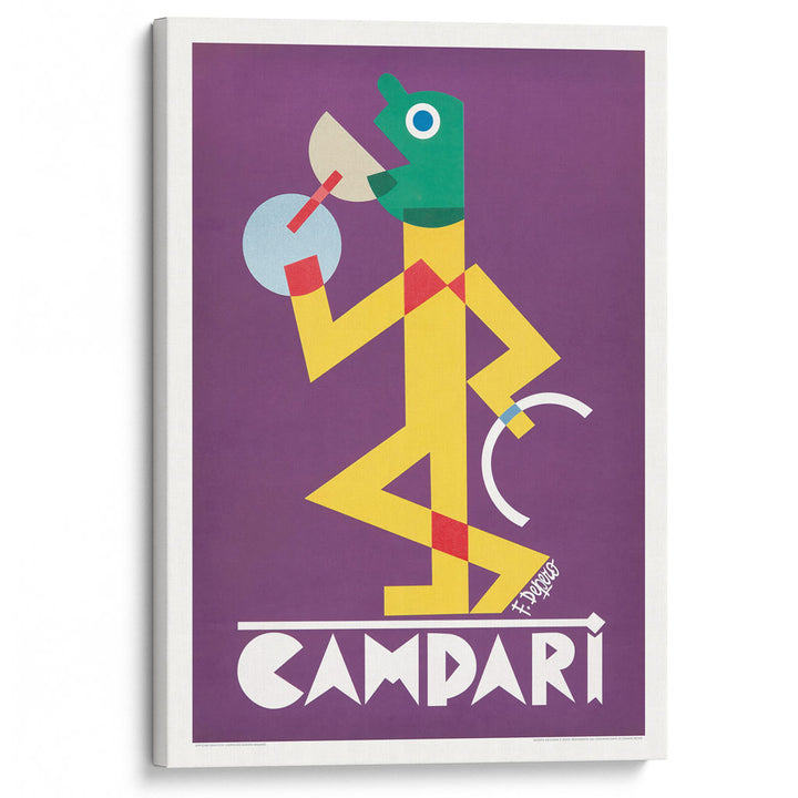 Campari by Depero 1928 | Italian Vintage Futurist Wall Art Print
