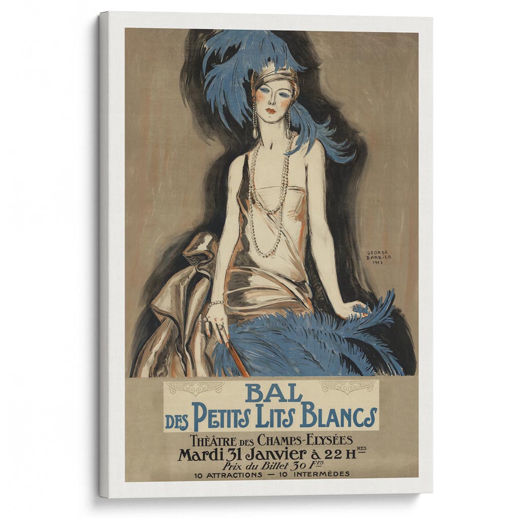 Champs-Élysées Ball Poster | French 1922 Art Deco Wall Art Print