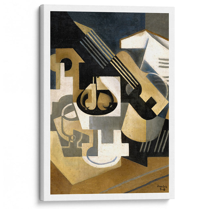 Juan Gris Guitar and Fruit Bowl | Cubism Painting Art Print