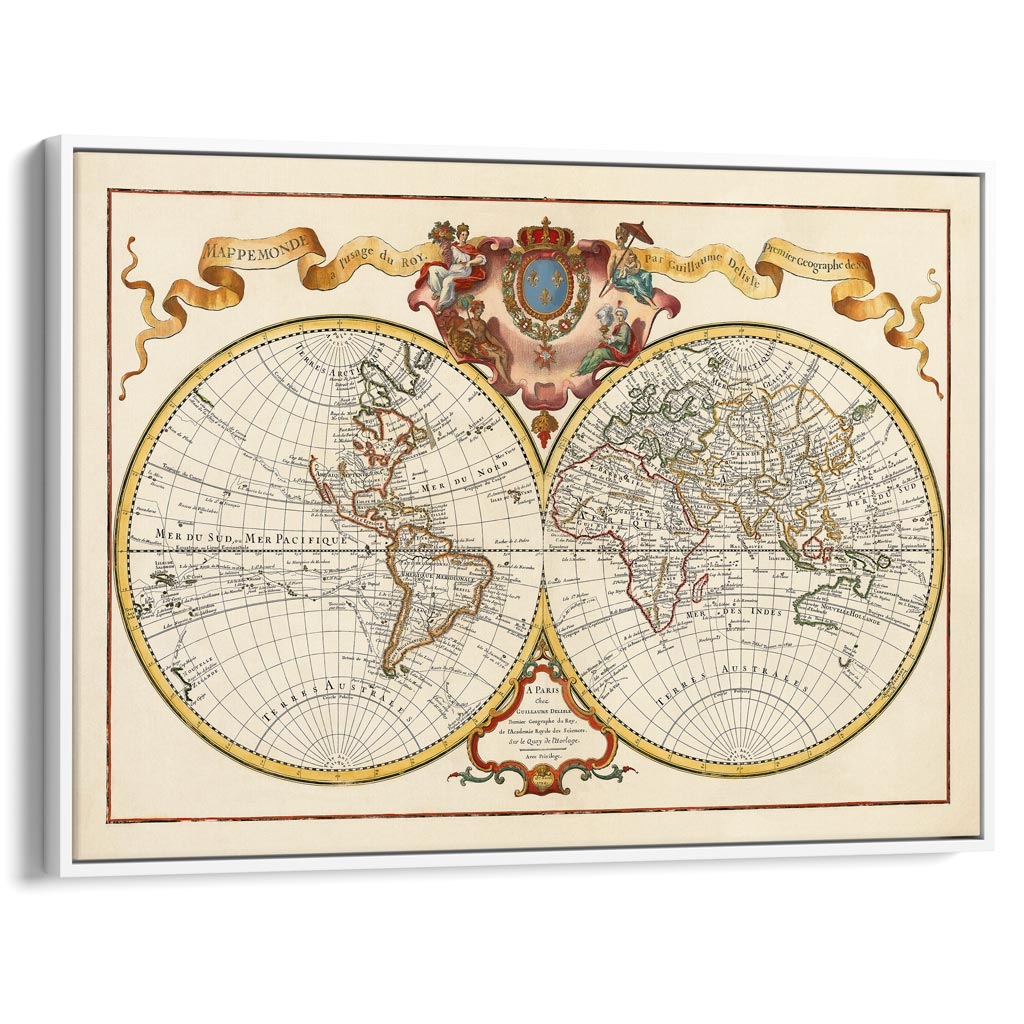 MAP OF THE WORLD 1720 | FRANCE