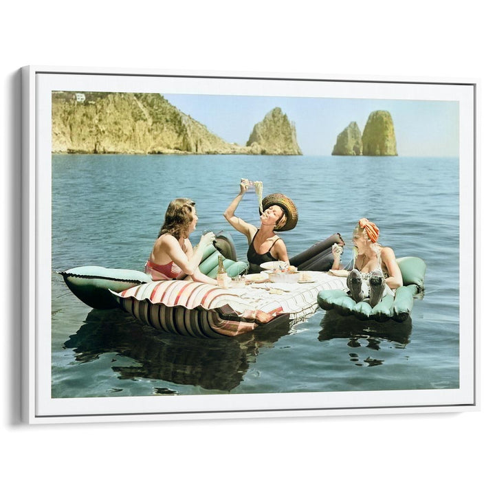 Pasta Off Capri In Colour | Italian Vintage Wall Art Print