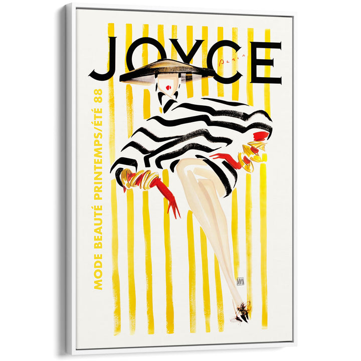 Joyce Magazine 1988 | French Vintage Cover Wall Art Print