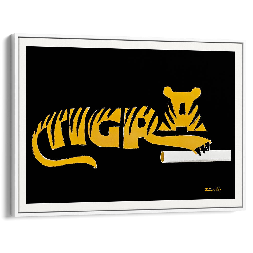 Tigra Poster 1965 | Belgian Vintage Advertising Wall Art Print