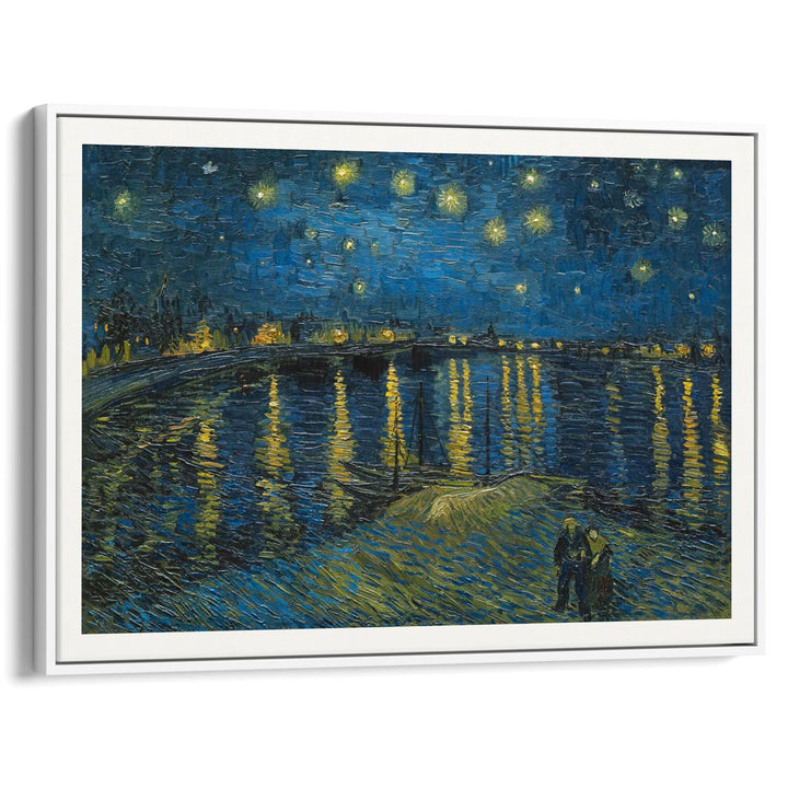 Van Gogh Starry Night Over The Rhone | Post-Impressionist Painting Art Print