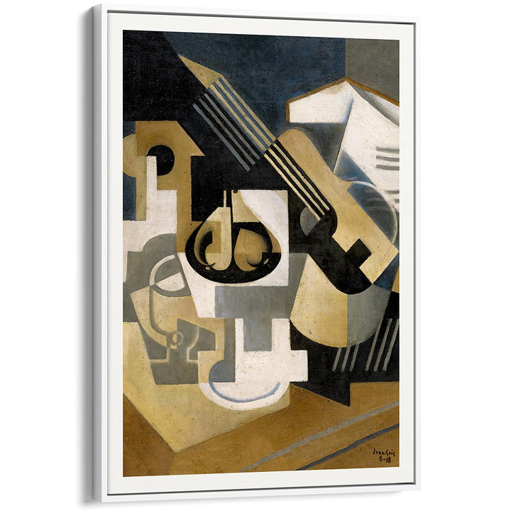 Juan Gris Guitar and Fruit Bowl | Cubism Painting Art Print
