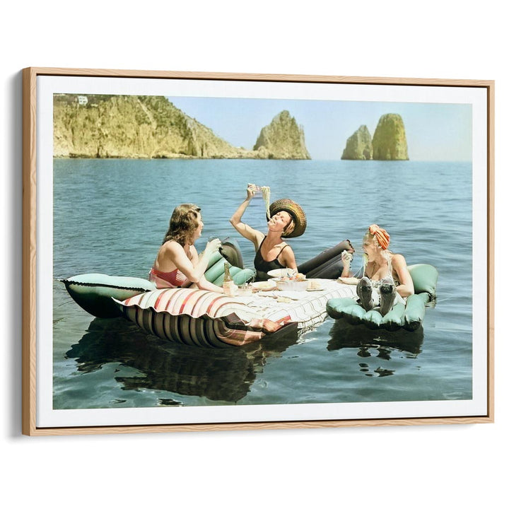 Pasta Off Capri In Colour | Italian Vintage Wall Art Print
