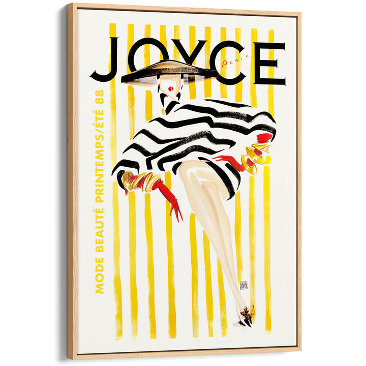 Joyce Magazine 1988 | French Vintage Cover Wall Art Print
