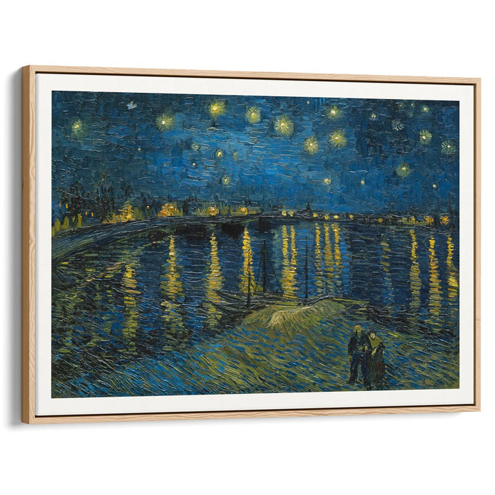 Van Gogh Starry Night Over The Rhone | Post-Impressionist Painting Art Print
