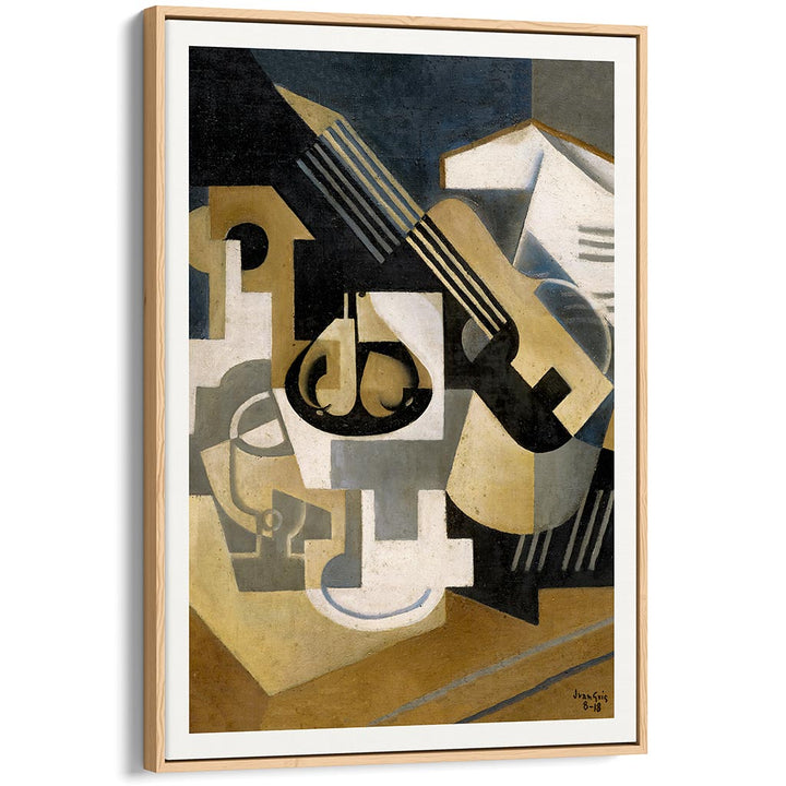 Juan Gris Guitar and Fruit Bowl | Cubism Painting Art Print