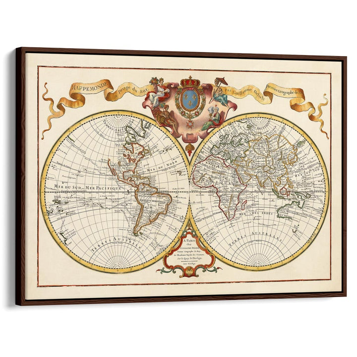 MAP OF THE WORLD 1720 | FRANCE