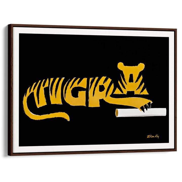 Tigra Poster 1965 | Belgian Vintage Advertising Wall Art Print