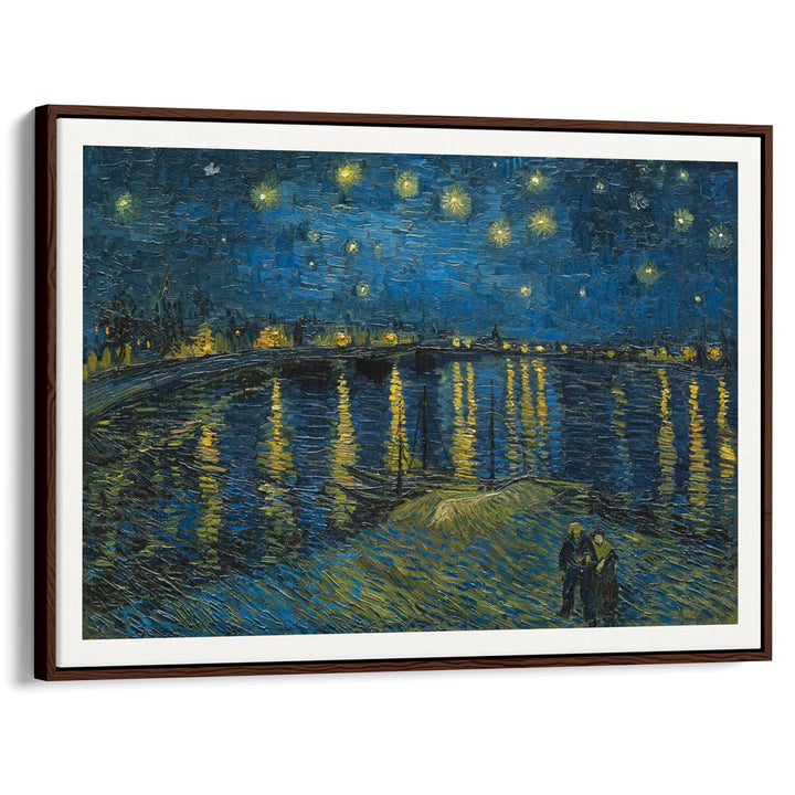 Van Gogh Starry Night Over The Rhone | Post-Impressionist Painting Art Print