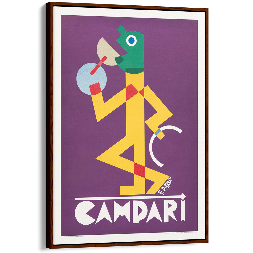 Campari by Depero 1928 | Italian Vintage Futurist Wall Art Print