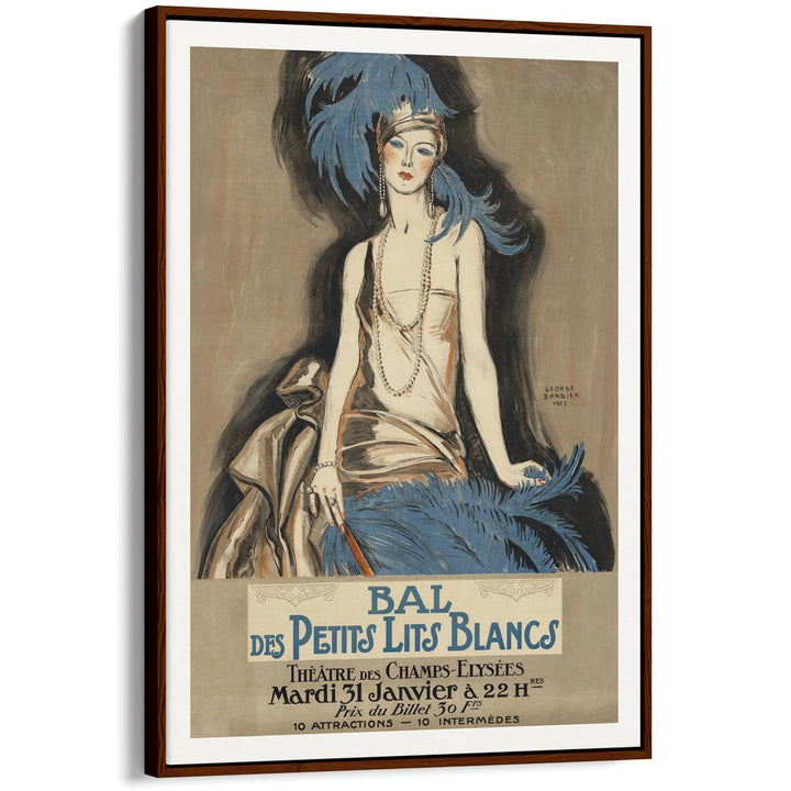 Champs-Élysées Ball Poster | French 1922 Art Deco Wall Art Print